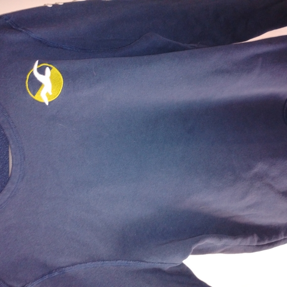 Navy Blue Sweatshirt with Logo - Picture 1 of 3